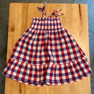Plaid Strap Dress - Size 2T